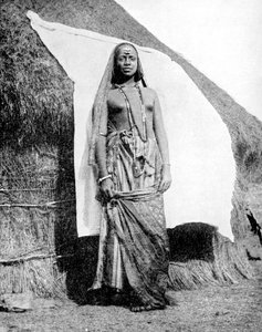 En abyssinisk etiopisk kvinne, 1936.