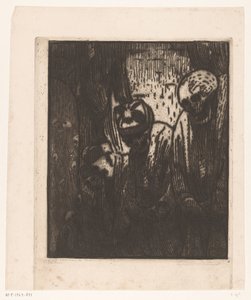 Catacombe, Palermo (original tittel på objekt) av Wijnand Otto Jan Nieuwenkamp (signed by artist)