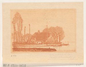 Hus på vannet i Oude Wetering De Oude Wetering (original tittel)
