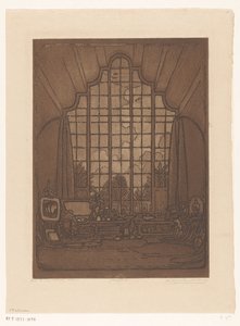 Interiør i studioet til Wijnand Otto Jan Nieuwenkamp på Het Marken i Edam I studioet mitt, Edam (original tittel) av Wijnand Otto Jan Nieuwenkamp (signed by artist)