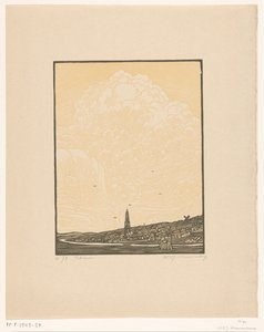 Rhenen (original tittel på objekt) av Wijnand Otto Jan Nieuwenkamp (signed by artist)