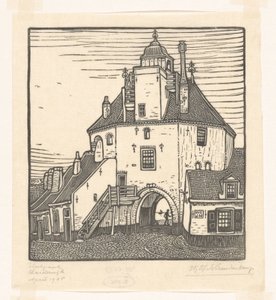 Fiskehavn i Harderwijk Het Vischpoortje, Harderwijk (original tittel)