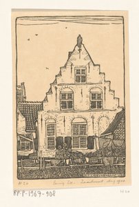 Gamle menns hus i Zandvoort Det gamle herrehuset (original tittel) av Wijnand Otto Jan Nieuwenkamp