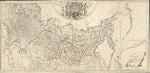 Kart over det russiske imperiet delt inn i 41 regjeringer, 1796. av Wilbrecht