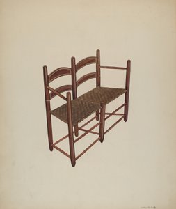 Oksevognstol, ca. 1939. av Wilbur M Rice