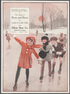 Elliott Shoe Company, ca 1920-tallet av Wilfred Fryer