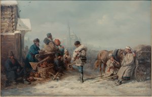 Messe i Jelna i Smolensk Governorate av Wilhelm Amandus Beer