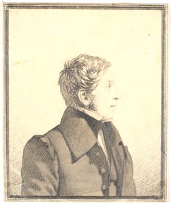Portrett av statsråd Michael Raffenberg av Wilhelm Bendz