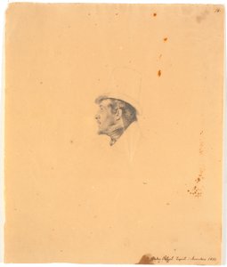 Porträt des Malers Joseph Petzl av Wilhelm Bendz