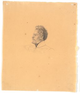 Portrett av medaljevinner Christen Christensen av Wilhelm Bendz