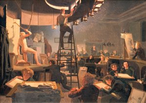 Livsklassen ved Royal Academy of Fine Arts av Wilhelm Bendz