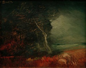 Dyster skogkant (potetbrann) av Wilhelm Busch