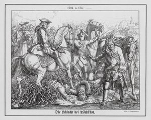 Slaget ved Hochstadt (Blenheim) av Wilhelm Camphausen