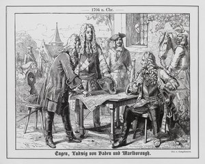 Prins Eugene av Savoy, Ludvig av Baden og hertugen av Marlborough av Wilhelm Camphausen