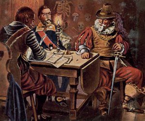 Tilly i graverhytta av Wilhelm Camphausen