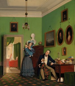 Familien Waagepetersen av Wilhelm Ferdinand Bendz
