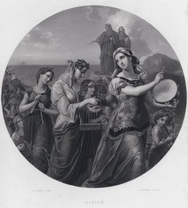 Miriam (gravering) av Wilhelm Hensel