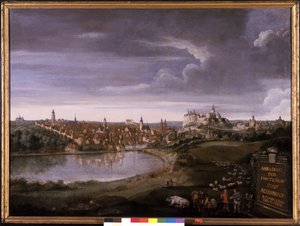 Utsikt over Altenburg av Wilhelm I Richter