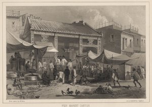 Fiskemarkedskanton, 1855 av Wilhelm Joseph Heine