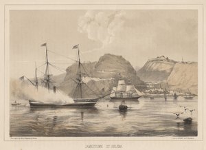 Jamestown, St. Helena, 1855