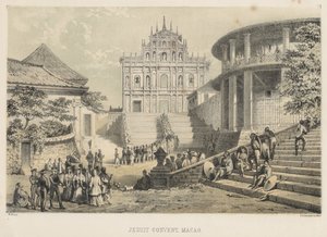 Jesuittkloster, Macao, 1855