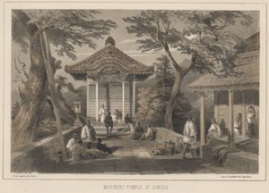 Mariners Temple i Simoda, 1855 av Wilhelm Joseph Heine