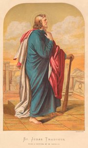 St. Judas Thaddeus, midten av slutten av 1800-tallet.