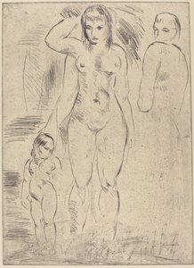 Kvinne og barn av Wilhelm Lehmbruck