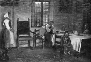 Et italiensk interiør av Wilhelm Marstrand