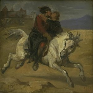 En bortførelsesscene av Wilhelm Marstrand