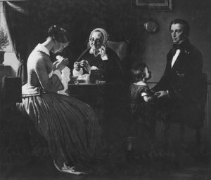 Frierens besøk av Wilhelm Marstrand