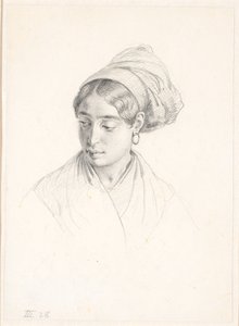 Leder for italiensk kvinne av Wilhelm Marstrand