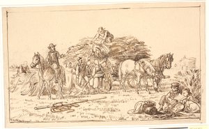 Høstscene av Wilhelm Marstrand