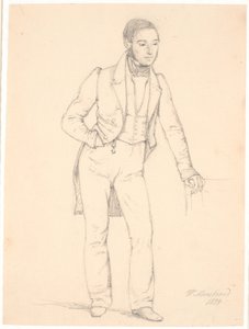 Konsertmester Johan Frederik Frølich av Wilhelm Marstrand