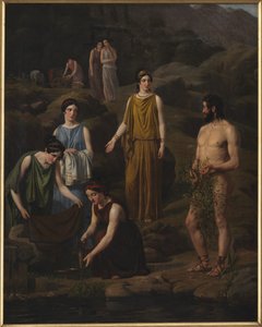 Nausicaa tar med seg klærne til den forliste Odysseus