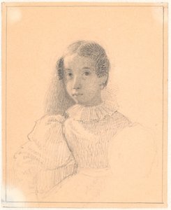 Portrett av Adelaide Emilie Waagepetersen av Wilhelm Marstrand