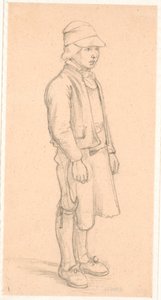 Svensk gutt med lue av Wilhelm Marstrand