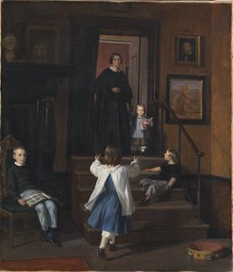 Kunstnerens familie av Wilhelm Marstrand