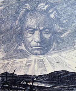 A Tribute to the Genius of Beethoven, illustrasjon fra 