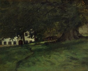 Lime på Herrenchiemsee av Wilhelm Trübner