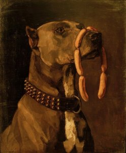 W. Trübner, mastiff med pølser