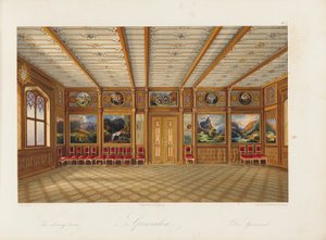 Oscarshal spisestue, 1852 av Wilhelm von Hanno