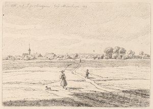 Schwabing av Wilhelm von Kobell