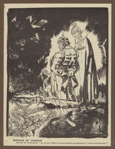 Spredning av terror (litho)
