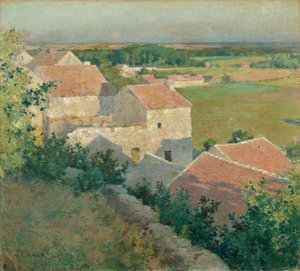 Midtsommerskumring, ca. 1890 (olje på lerret)