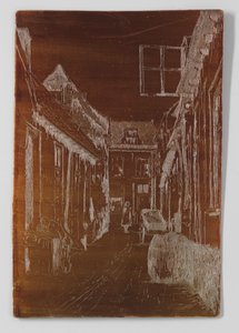 Gammel gate i Voorburg av Willem Adrianus Grondhout