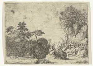Fløytespillende satyr