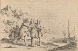 Bortføringen av Europa, 1634. av Willem Basse