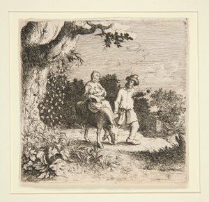 Flykten til Egypt av Willem Basse