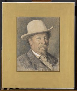 Portrett av maleren Gerardus Johannes Roermeester (1844-1936)